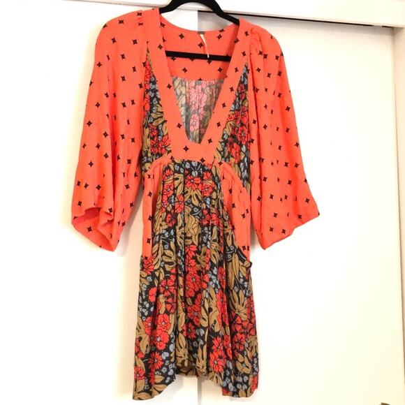 Free People Talulla Printed Tunic Dress Size XS - Picture 4 of 11